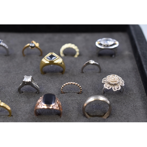 66 - Selection of 21 Designer Finger Rings