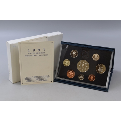 144 - Royal Mint 1993 United Kingdom Proof Coin Set with Certificate