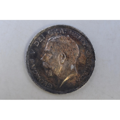 158 - George V 1915 Silver Half Crown