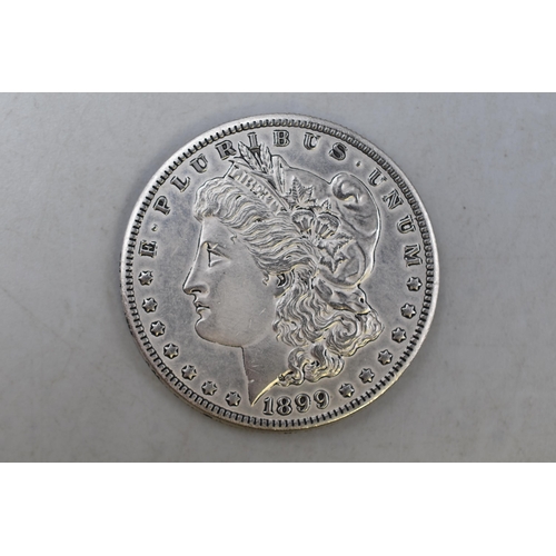 160 - USA 1899 Morgan Silver Dollar