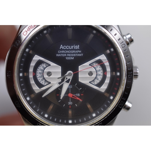 91 - Accurist Chronograph Gents Watch (Working)