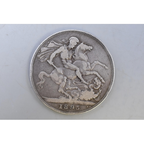 165 - An 1895 Victorian Silver Crown