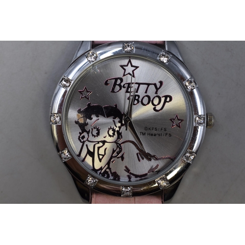 110 - A Ladies Betty Boop Designer Watch, Working