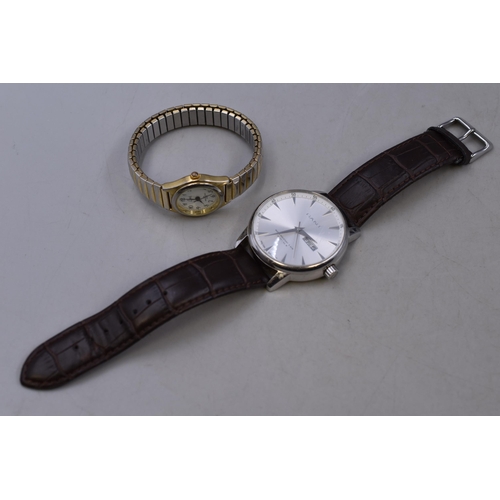 111 - Two Watches To Include Gents Gant Day/Date Watch, And Ladies Limit Watch. Working