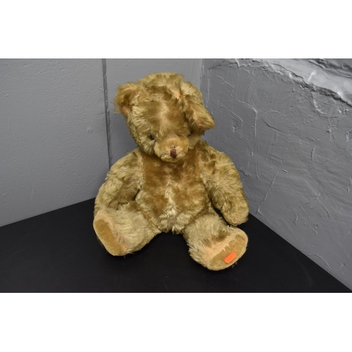 126 - A Vintage Mohair Childs Growler Teddy Bear. Age Related Damage, And Ex-Growler