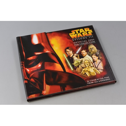Star Wars episode lll official 2005 pin collection (complete)