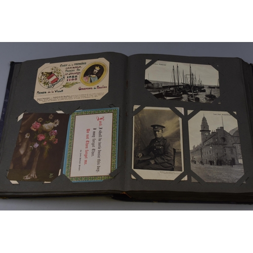 Large Vintage Postcard Album complete with a Large Collection of ...