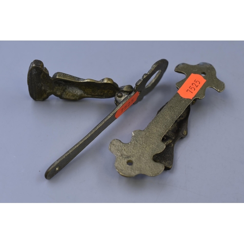 231 - Two Scottish Brass Door Knockers