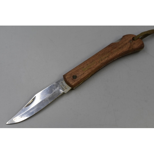 233 - Wood Handled Pocket Knife