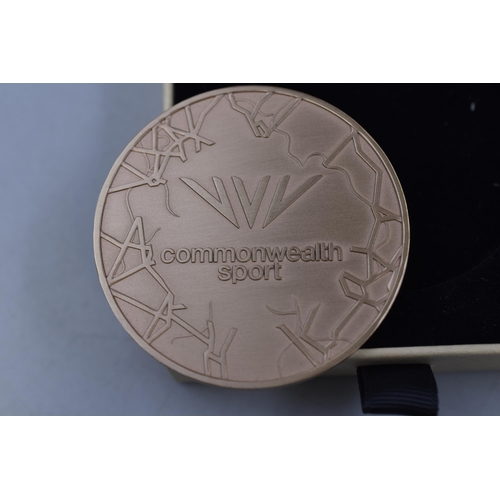 254 - Bronze Birmingham 2022 Commonwealth Games Medal in Case