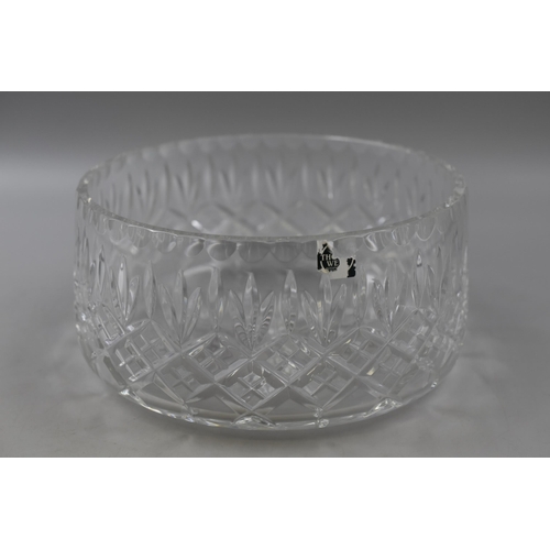 342 - A Boxed Thomas Webb Crystal Bowl, Approx 20cm Dia