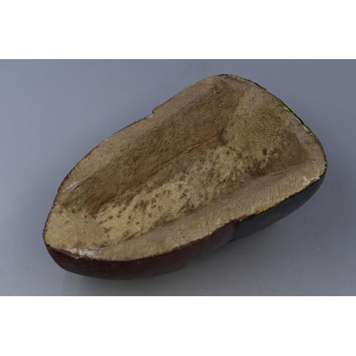 349 - Vintage Hand Carved Egyptian Face Mask (26cm)