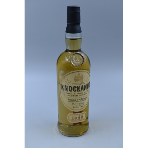 301 - Knockando single malt whisky 1979 75cl, 40% volume, sealed