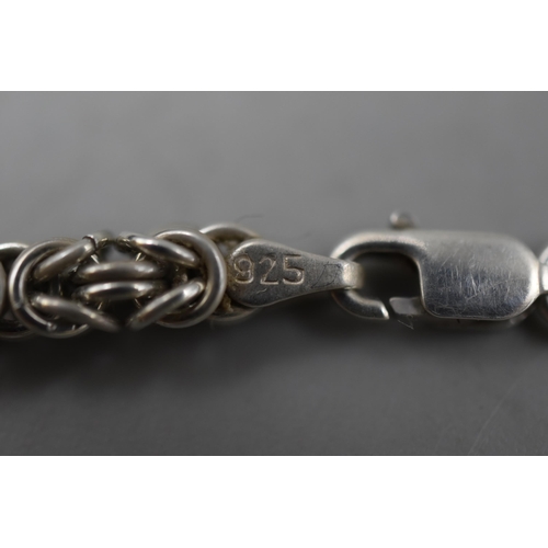 32 - Silver 925 Rope Link Necklace Complete with Presentation Box (22