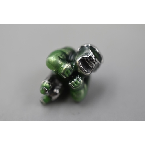 40 - Silver Pandora Marvel Avengers Hulk Charm in Original Gift Pouch