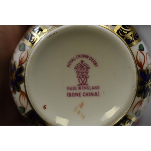 318 - Twenty One Piece Vintage Royal crown Derby Old Imari Pattern Tea Set to include trio Cups and Saucer... 