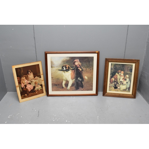 Three St Bernard Related Art Works
