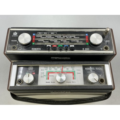 Roberts Radio R600 Radio (Working) and a Roberts RIC 1 (Untested)