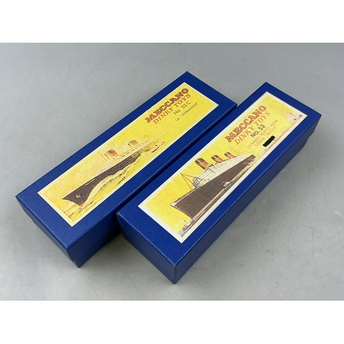 Two Boxed Meccano Dinky Model Liners, No 52 