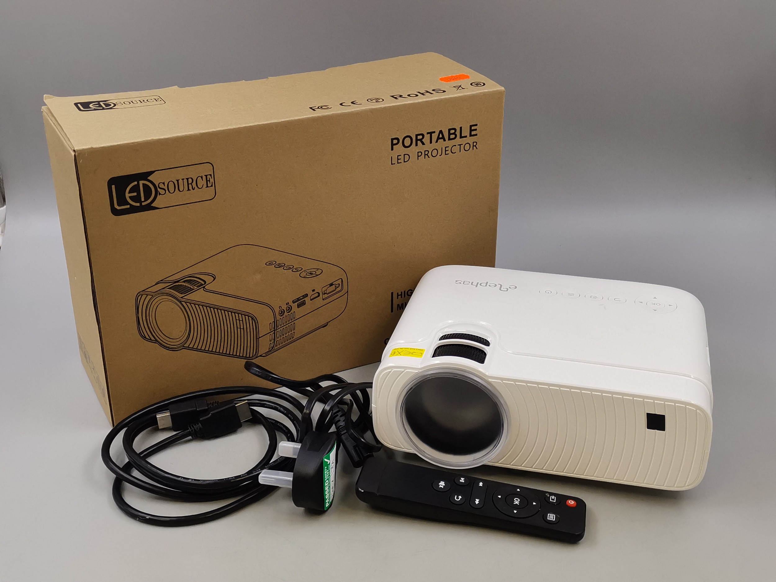 New LED Source Portable LED Projector (Working)