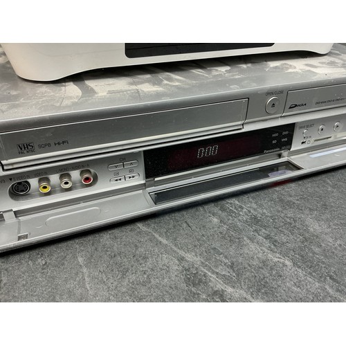 Panasonic DMR-EX95V VHS Tape DVD & HDD Player with HUMAX Freesat Box ...