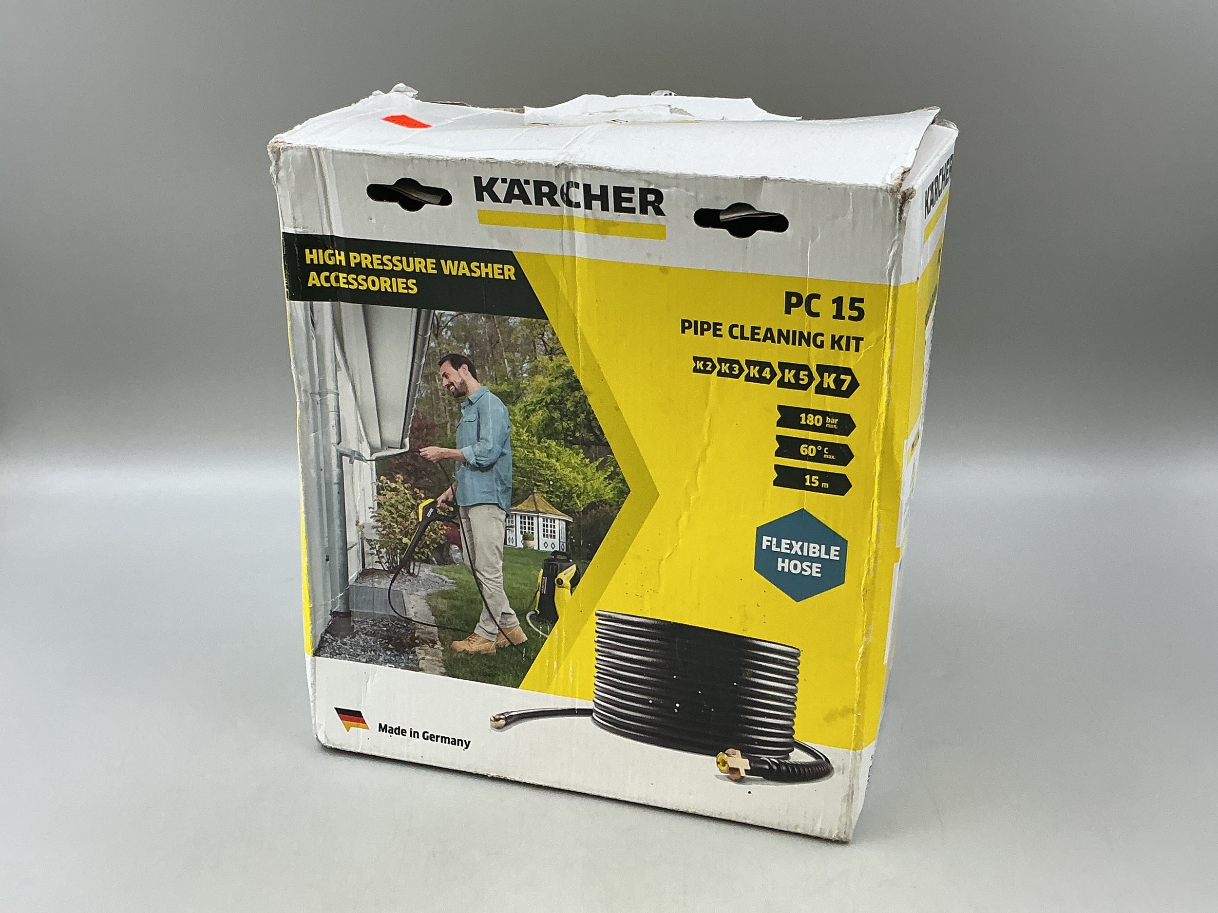 A Boxed Karcher PC15 Pipe Cleaning Kit