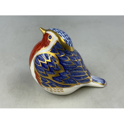 Royal Crown Derby Robin Paperweight