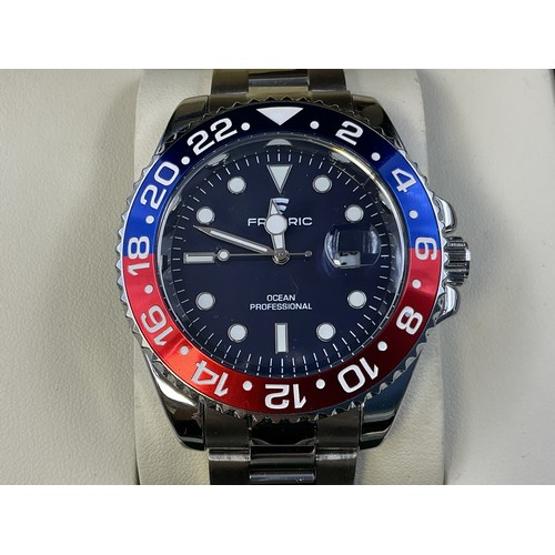 Fredric Ocean Professional Gents Watch Complete with Presentation Case ...