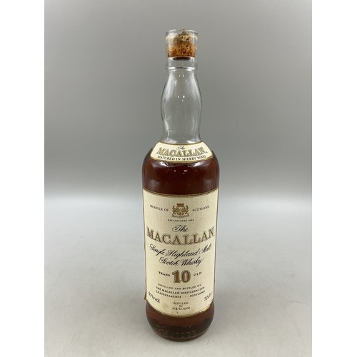 533 - A Sealed The Macallan Single Highland Malt Scotch Whisky, Aged 10 Years in Sherry Wood Barrel. Cork ... 