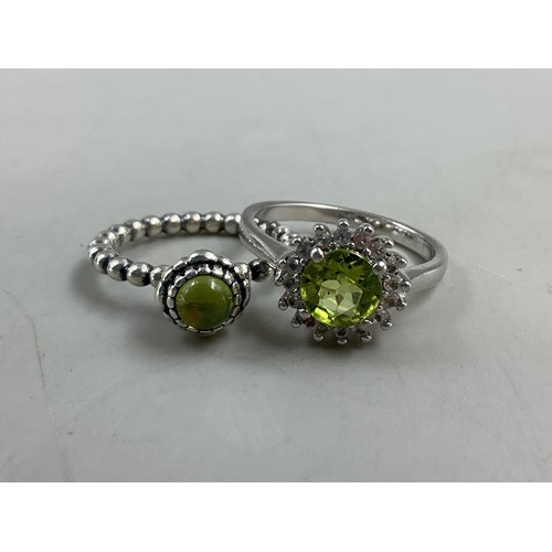 8 - Two Silver 925 Rings (One ALE Pandora) Complete with Presentation Boxes Sizes J & O