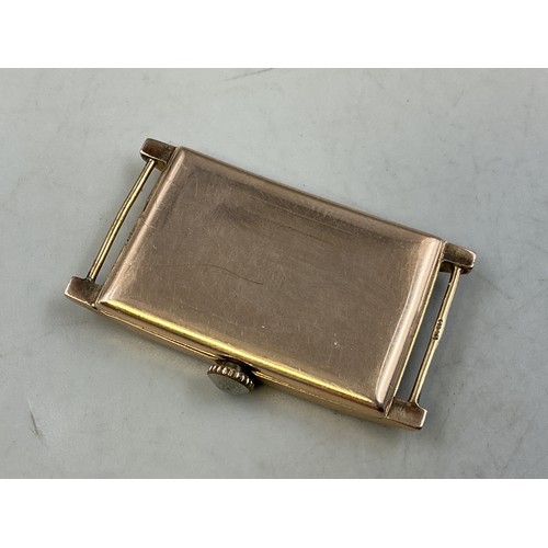 12 - Hallmarked 375 (9ct) Gold Cased Watch Head (Gold weight 5.78 grams)