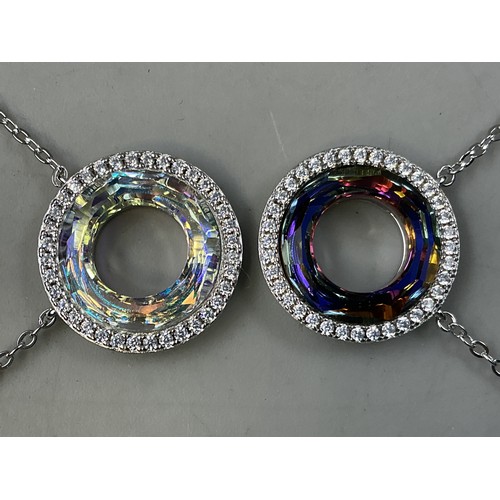 16 - Two New Louisa Secret Styles with Mystery Silver 925 Ferris Wheel Pendant Necklaces Complete with Ca... 