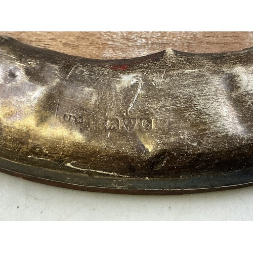 27 - A Hallmarked Chester Silver Mounted Circular Photo Frame, Approx 16cm Dia