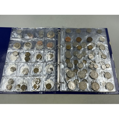 Change Checker Album Containing a Large Selection of Mixed UK Crowns ...