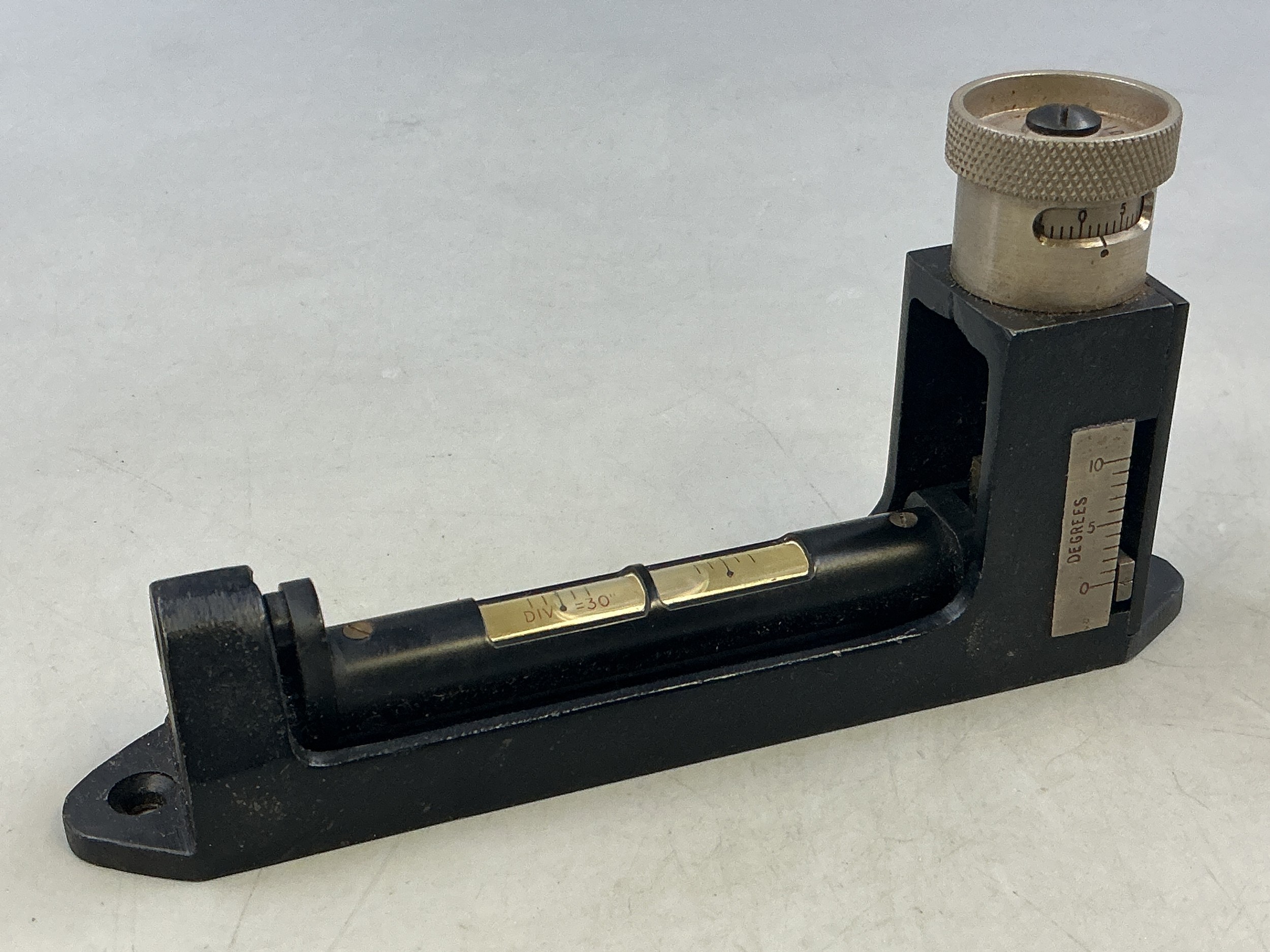 A WWII 1944 British Military RAF Mechanism Inclinometer, In Original Box