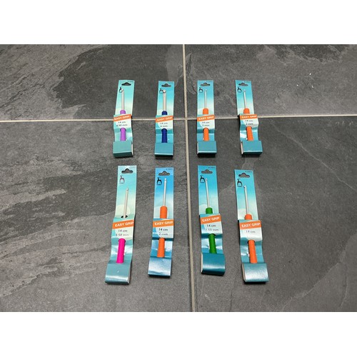 Selection of Eight Pony Easy Grip Crochet Hooks