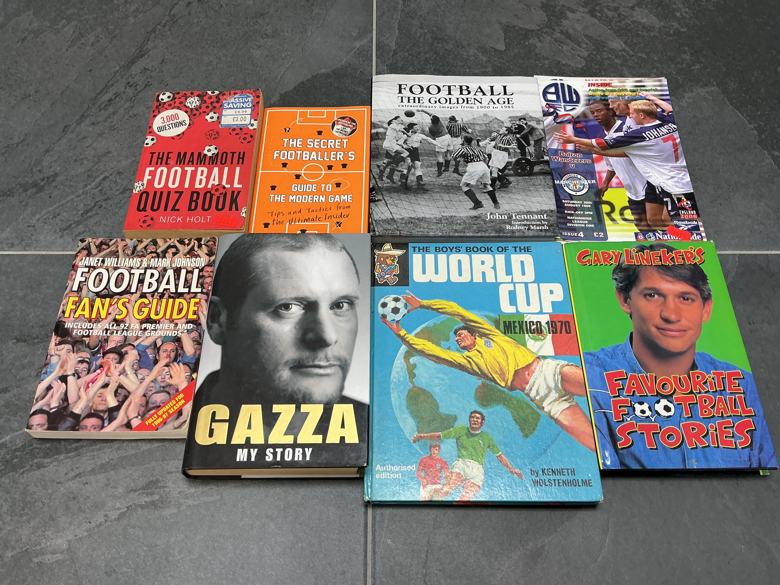 Selection of Football Related Books and Programmes