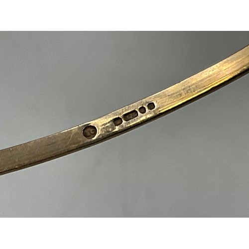 2 - A Hallmarked 9ct Gold Bangle