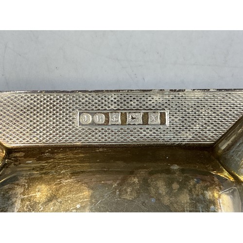 36 - Hallmarked Birmingham Silver Ashtray (9cm)