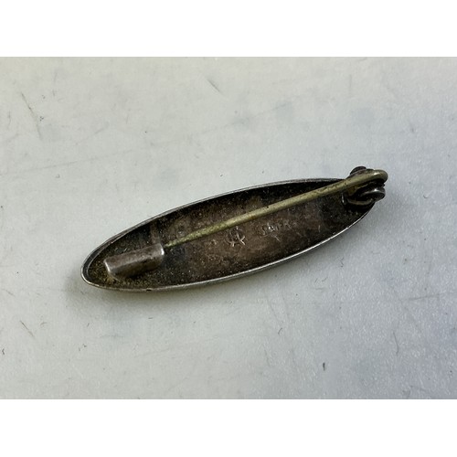 45 - Charles Horner Silver Baby Brooch