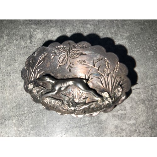 47 - Antique Silver Mourning Brooch