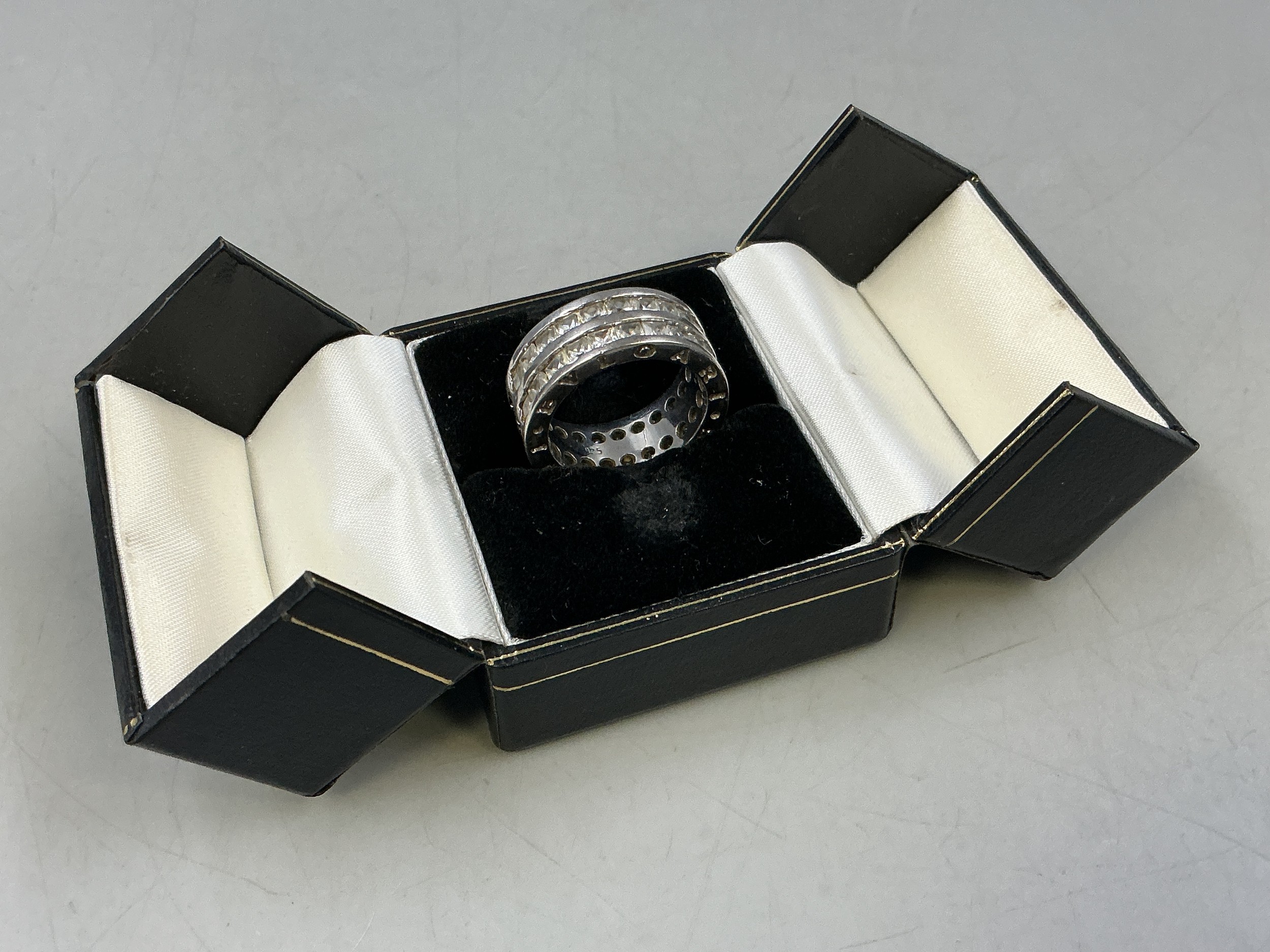 Hallmarked Silver 925 High End Designer Bulgari B Zero 1 Ring Complete ...