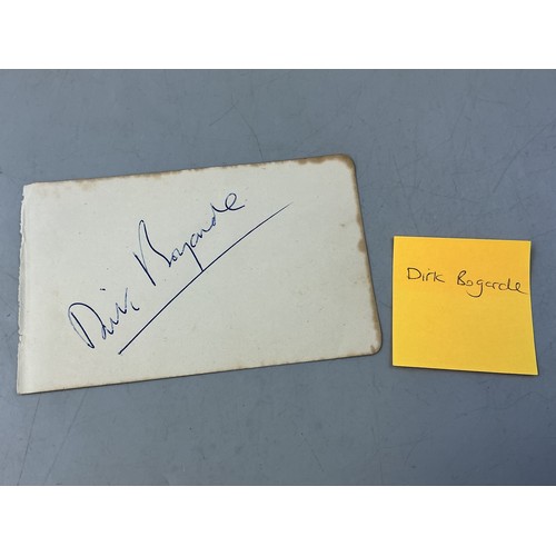 215 - Dirk Bogarde Signature
