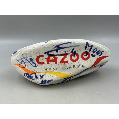 517 - A Signed Rugby League World Cup 2021 Rugby Ball, Signatures Unauthenticated