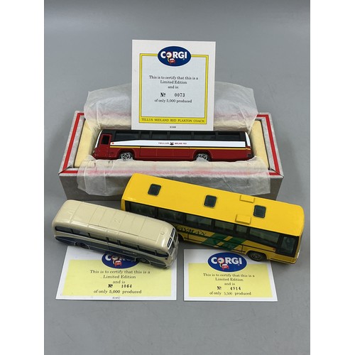 32 - Collection of Seven Boxed Corgi Bus Models to Include, Guy Arab Northern ( Newcastle Destination, Se... 