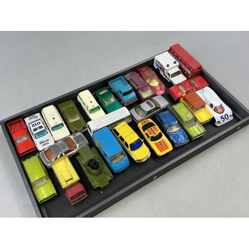 Selection of Various Pre-Owned Vintage Matchbox Model Vehicles, Display ...
