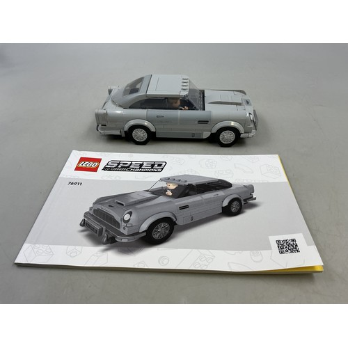 Lego Speed Champions Model ( 76911 ) James Bond 007 Aston Martin, Complete With Building Instruction Booklet, Approx Length 17 cm x approx 8 cm in Width x approx 5 cm in Height
