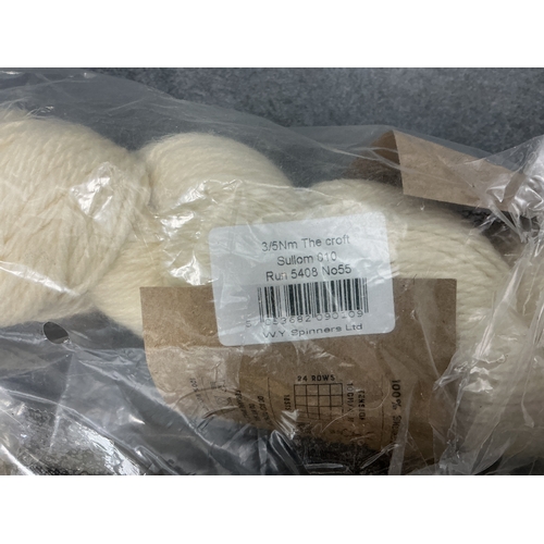 27 - Nine 100g Yarns of West Yorkshire Spinners The Croft Shetland Colours, 100% Shetland Island Wool.&nb... 