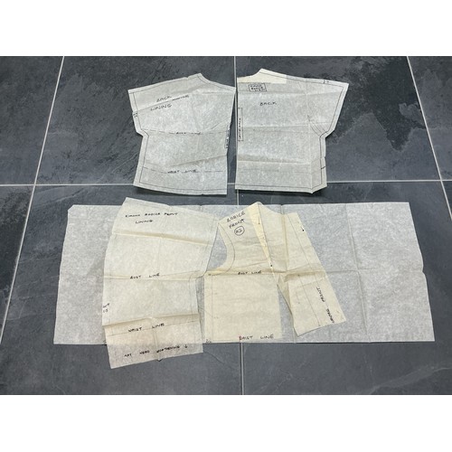 51 - A Folder of Vintage Sewing Patterns - Thirteen In Folders, And Three Others