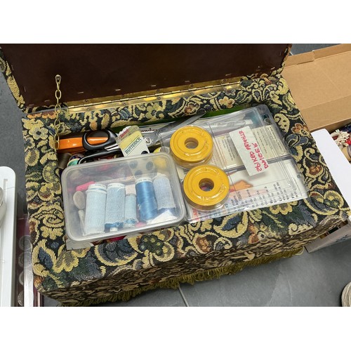 53 - A Selection of Mostly Cotton Thread Spools and Other Crafting/Sewing Related Accessories